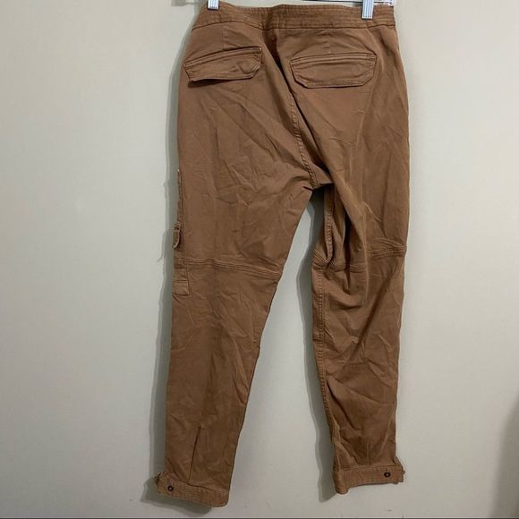 7 For All Mankind Sz 29 Cropped Maggee Pant Jean Ginger AN6221981 Toffee - Picture 4 of 9